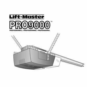 Instruksjonsmanual for Liftmaster Pro9000